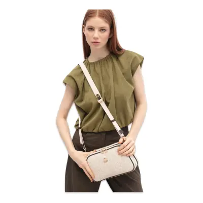 Benetton Bnt_1785 17X26X9 Çapraz Bej Kadın Çanta - benetton (1)