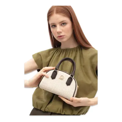 Benetton Bnt_1787 15X20X9 Kol Bej Kadın Çanta 