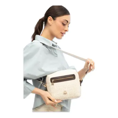 Benetton Bnt_1789 19X22X9 Kol Bej Kadın Çanta 