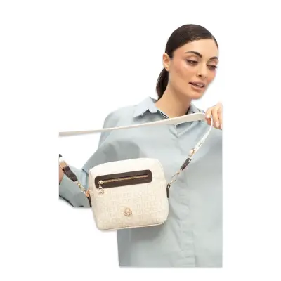 Benetton Bnt_1789 19X22X9 Kol Bej Kadın Çanta - benetton (1)