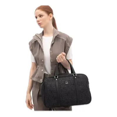 Benetton Bnt_1792 28X43X13 Valiz Siyah Kadın Valiz - 1