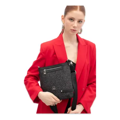 Benetton Bnt_1797 24X7X23 Omuz Siyah Kadın Çanta - benetton (1)