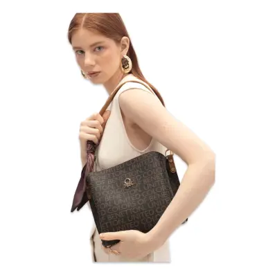 Benetton Bnt_1799 18X22X9 Kol Kahverengi Kadın Çanta - 1