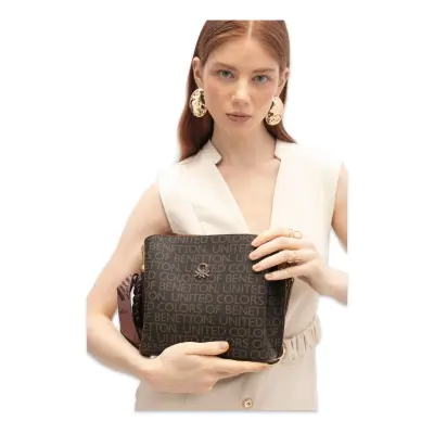 Benetton Bnt_1799 18X22X9 Kol Kahverengi Kadın Çanta - benetton (1)