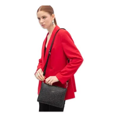 Benetton Bnt_1800 18X23X8 Omuz Siyah Kadın Çanta - 2