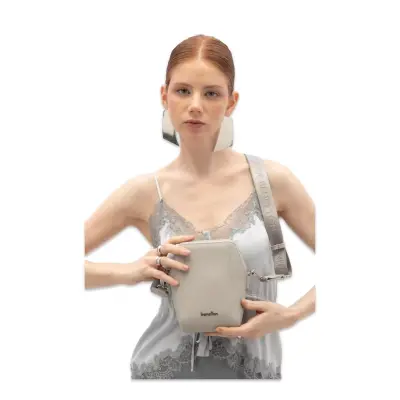 Benetton Bnt_1803 19X11,5X7 Kol Sı Bej Kadın Çanta - 2