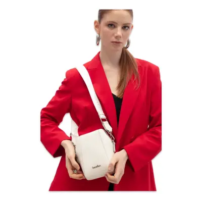 Benetton Bnt_1803 19X11,5X7 Kol Sı Beyaz Kadın Çanta - 2