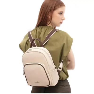 Benetton Bnt_1807 27X22X9 Sirt Bej Kadın Çanta - benetton (1)