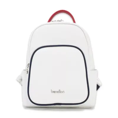Benetton Bnt_1807 27X22X9 Sirt Beyaz Kadın Çanta 