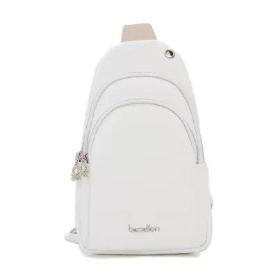 Benetton Bnt_1809 30X20X8 Vücut Beyaz Kadın Çanta - 1
