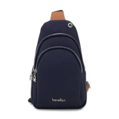 Benetton Bnt_1809 30X20X8 Vücut Lacivert Kadın Çanta 