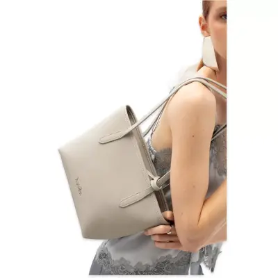 Benetton Bnt_1813 20X22X10 Kol Sı Bej Kadın Çanta - 2
