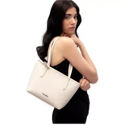 Benetton Bnt_1813 20X22X10 Kol Sı Bej Kadın Çanta 