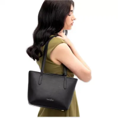Benetton Bnt_1813 20X22X10 Kol Sı Siyah Kadın Çanta 