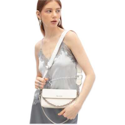 Benetton Bnt_1814 13X22X10 Kol Sı Beyaz Kadın Çanta - benetton (1)