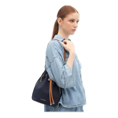 Benetton Bnt_1815 23X19X11 Kol Lacivert Kadın Çanta - 2