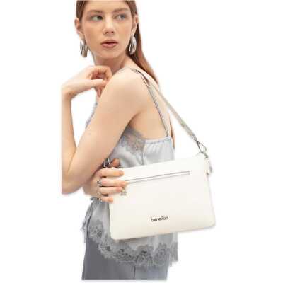 Benetton Bnt_1818 18X24X4 Kol Sı Beyaz Kadın Çanta - benetton