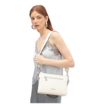 Benetton Bnt_1818 18X24X4 Kol Sı Beyaz Kadın Çanta - benetton (1)
