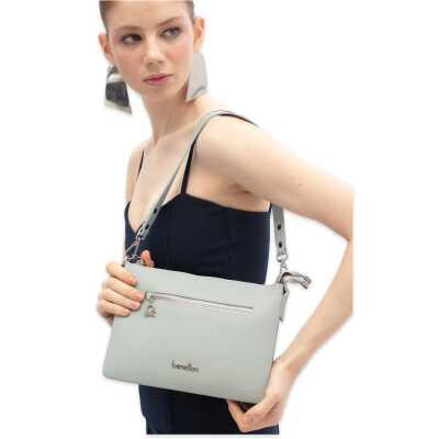 Benetton Bnt_1818 18X24X4 Kol Sı Mavi Kadın Çanta - benetton
