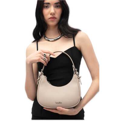 Benetton Bnt_1820 18X20X8 Kol Sı Krem Kadın Çanta - benetton