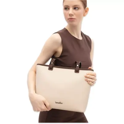 Benetton Bnt_1822 25X29X13 Kol Sı Bej Kadın Çanta 
