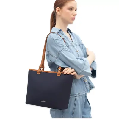 Benetton Bnt_1822 25X29X13 Kol Sı Lacivert Kadın Çanta 