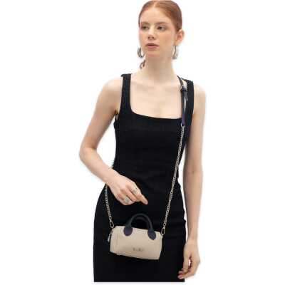 Benetton Bnt_1825 10X15X9 Çapraz Bej Kadın Çanta - benetton (1)