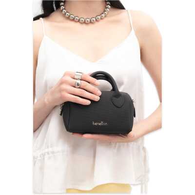 Benetton Bnt_1825 10X15X9 Çapraz Siyah Kadın Çanta - benetton