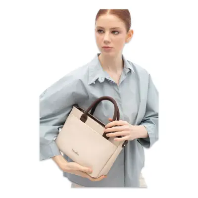 Benetton Bnt_1829 21X27X9 Kol Bej Kadın Çanta - benetton (1)