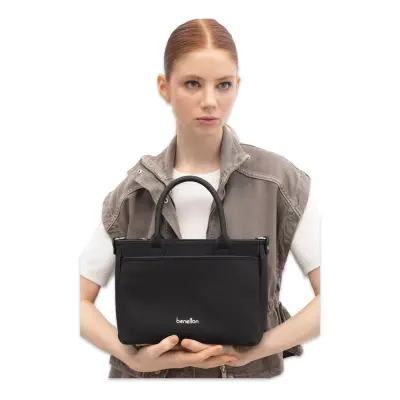 Benetton Bnt_1829 21X27X9 Kol Siyah Kadın Çanta - 1