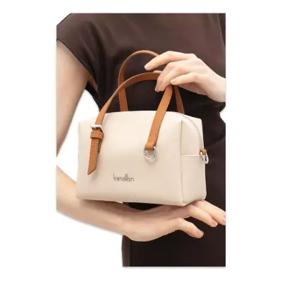 Benetton Bnt_1830 16X22X10 El Bej Kadın Çanta - benetton (1)