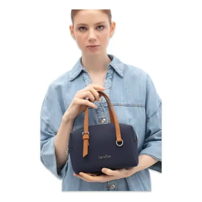 Benetton Bnt_1830 16X22X10 El Lacivert Kadın Çanta 