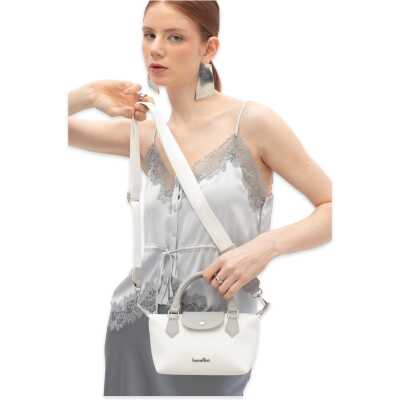 Benetton Bnt_1832 13X19X10 Çapraz Beyaz Kadın Çanta - benetton