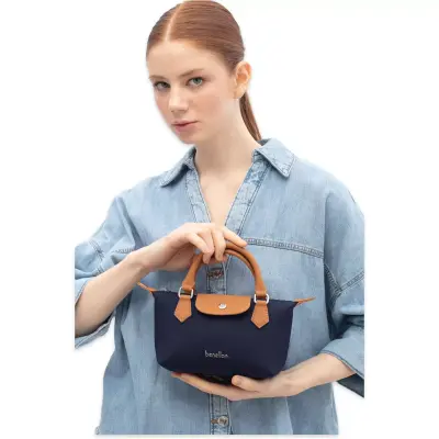 Benetton Bnt_1832 13X19X10 Çapraz Lacivert Kadın Çanta - 1