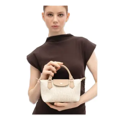 Benetton Bnt_1833 12X17X10 Çapraz Bej Kadın Çanta 