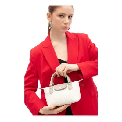 Benetton Bnt_1833 12X17X10 Çapraz Beyaz Kadın Çanta 