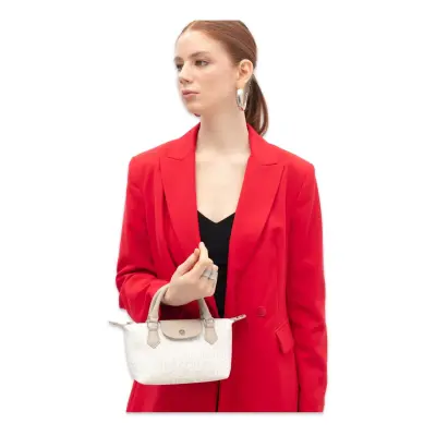 Benetton Bnt_1833 12X17X10 Çapraz Beyaz Kadın Çanta - 2