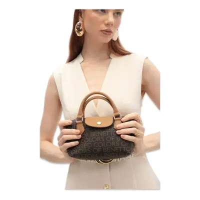 Benetton Bnt_1833 12X17X10 Çapraz Kahverengi Kadın Çanta 