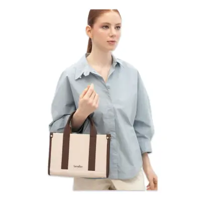 Benetton Bnt_1834 21X27X10 Kol Bej Kadın Çanta 