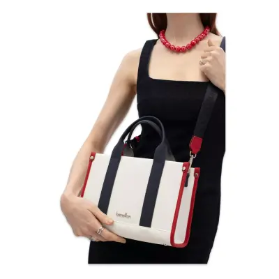 Benetton Bnt_1834 21X27X10 Kol Beyaz Kadın Çanta - 1