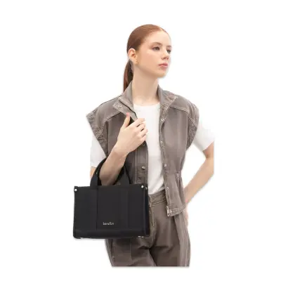 Benetton Bnt_1834 21X27X10 Kol Siyah Kadın Çanta - benetton (1)