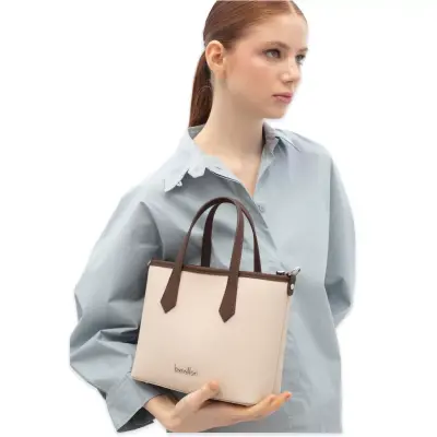 Benetton Bnt_1835 20X23X9 Kol Sı Bej Kadın Çanta - benetton (1)