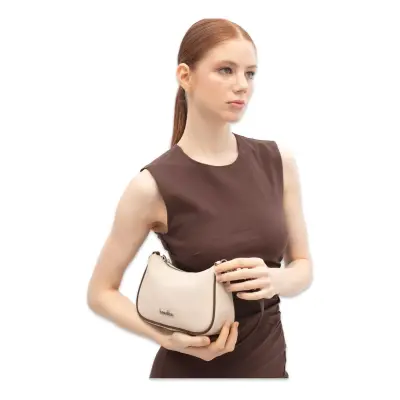 Benetton Bnt_1836 12X22X8 Çapraz Bej Kadın Çanta - benetton (1)