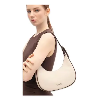 Benetton Bnt_1837 21X20X7 Kol Sı Bej Kadın Çanta 