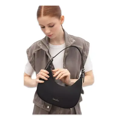 Benetton Bnt_1837 21X20X7 Kol Sı Siyah Kadın Çanta - 2