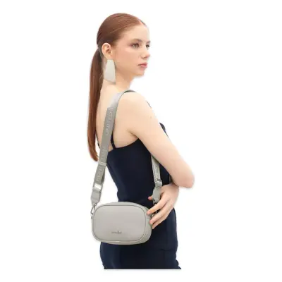 Benetton Bnt_1839 12X16X7 Çapraz Bej Kadın Çanta - 1
