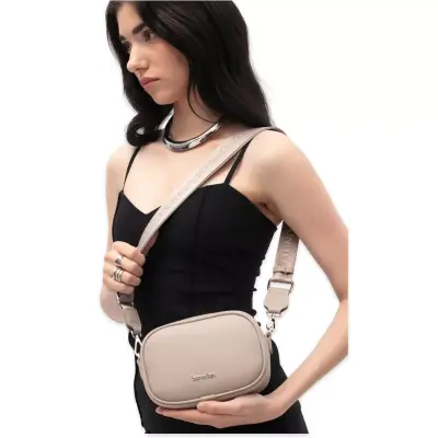 Benetton Bnt_1839 12X16X7 Çapraz Krem Kadın Çanta 