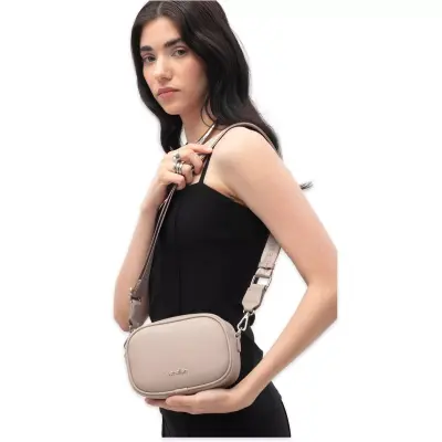 Benetton Bnt_1839 12X16X7 Çapraz Krem Kadın Çanta - benetton (1)