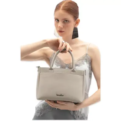 Benetton Bnt_1841 20X21X10 Kol Sı Bej Kadın Çanta - 1