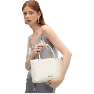Benetton Bnt_1841 20X21X10 Kol Sı Beyaz Kadın Çanta 